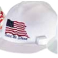 MSA's Freedom Hard Hat- U.S. Flag Front Design